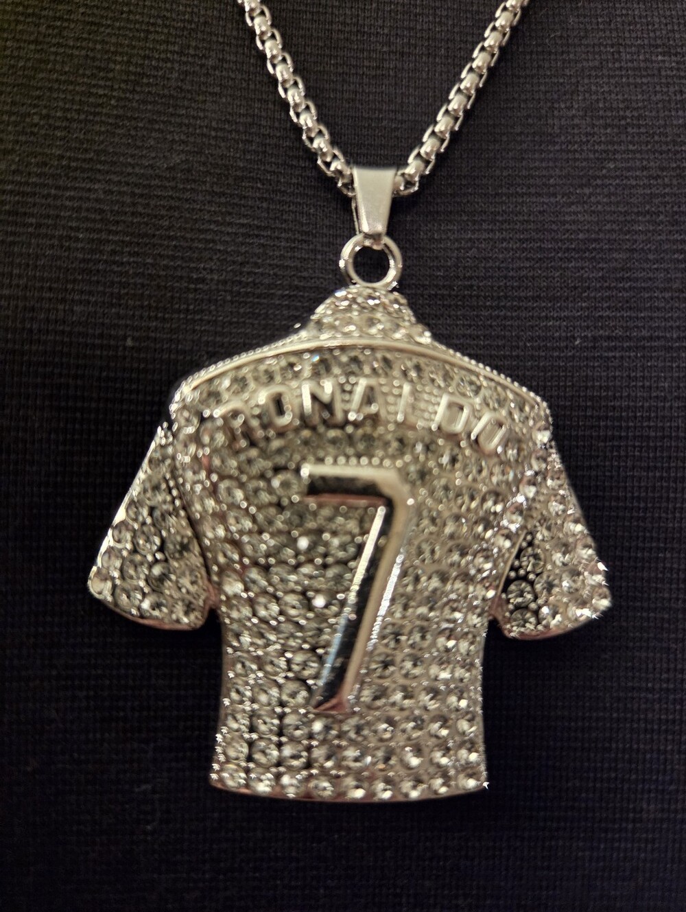 CRISTIANO RONALDO JERSEY REPLICA PENDANT NECKLACE